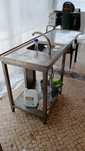 Lavatório bancada de inox