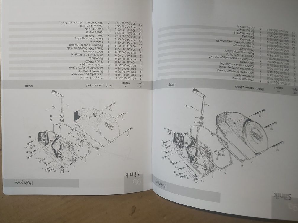 Instrukcja obsługi katalog czesci rama silnik romet motorynka