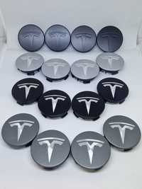 Ковпачки TESLA/Заглушки Тесла/Ковпачки на оригінальні диски Tesla Logo