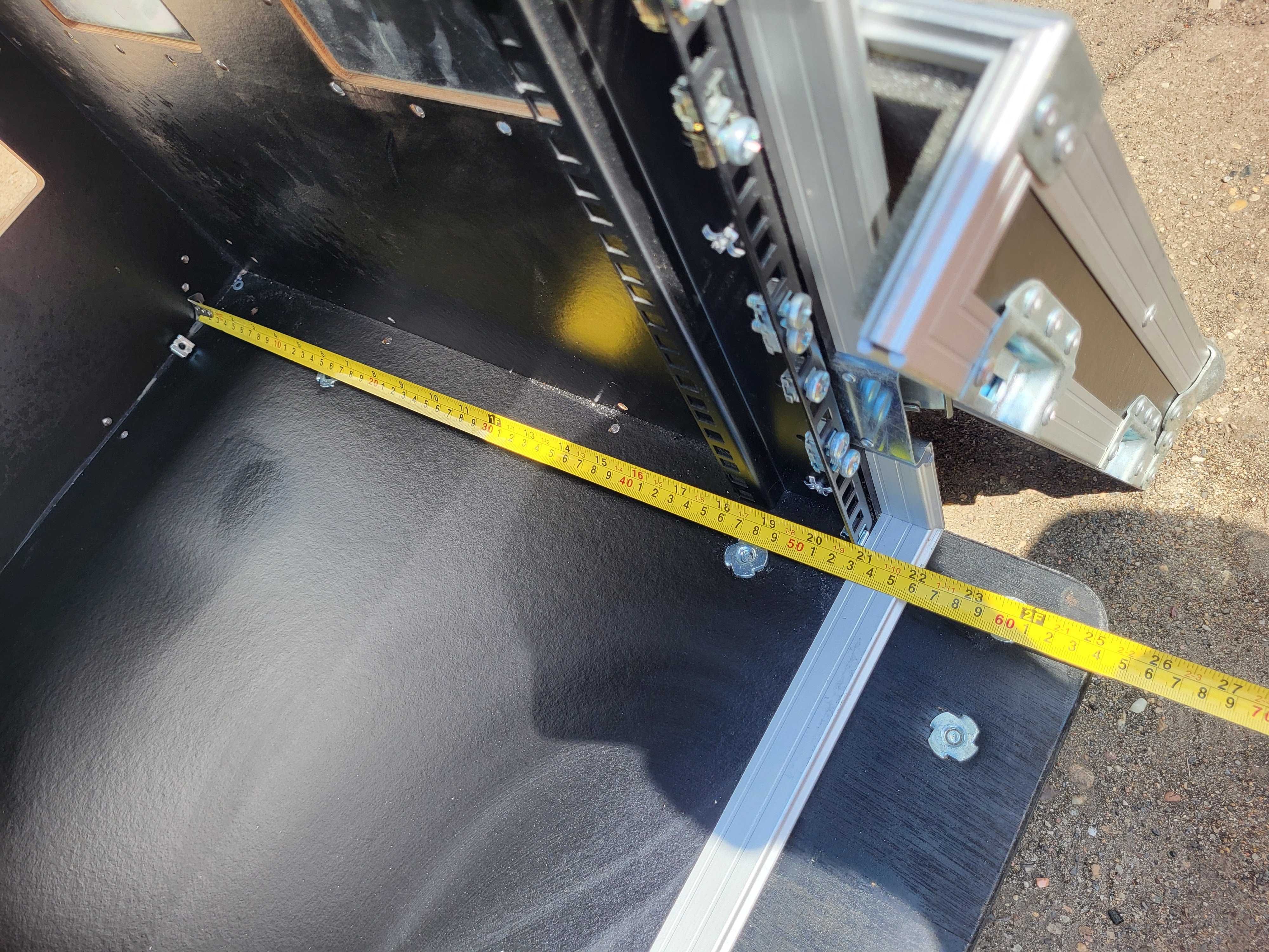 RACK COMBI 9U + mikser 53cm gł.  case  19cali