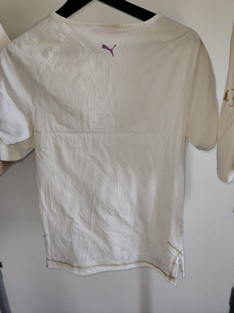 Markowa biała bluzka sportowa Puma r 38/M t-shirt koszulka
