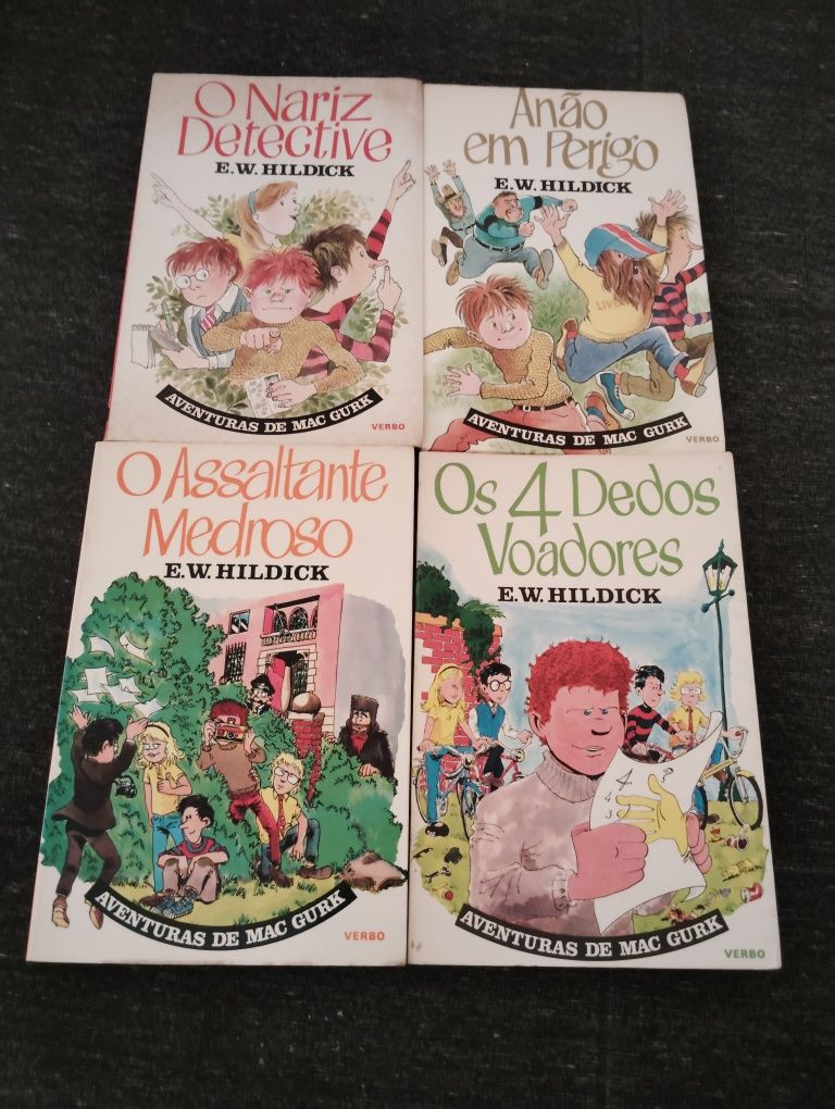 Livros Juvenis Coleção Aventuras de Mac Gurk Vintage