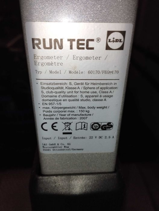 Bicicleta Estática Runtec