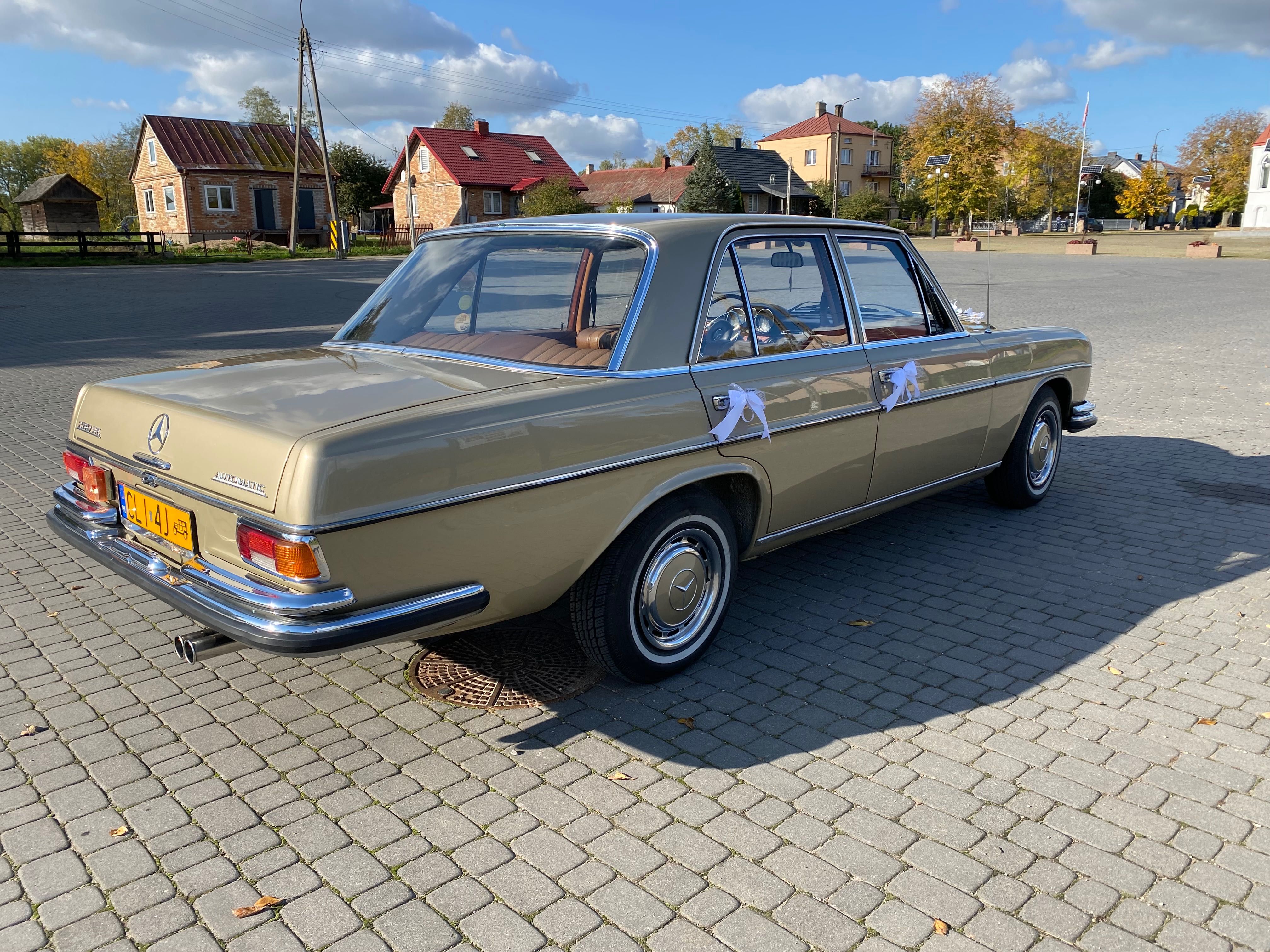 Auto do ślubu Mercedes W108 samochód do ślubu