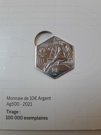 Moneta 10 Euro srebro Igrzyska w Paryżu 2024r.