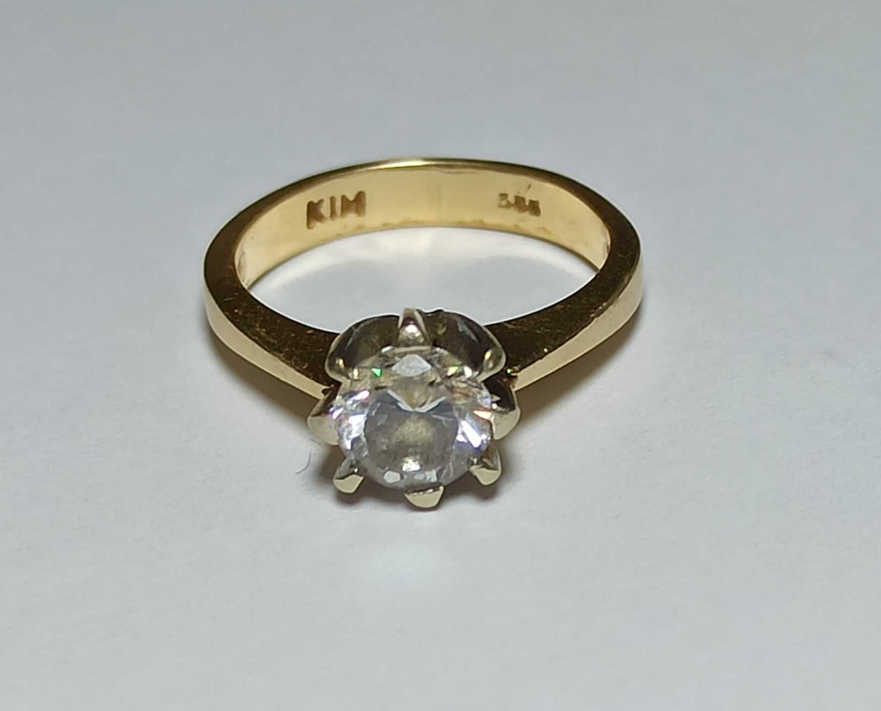 Piękne złoty pierścionek 585 14K 3g/LOMBARD/ Częstochowa/Raków