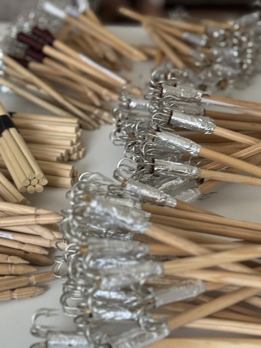 Piteiras artesanais para pesca Polvo ( 8 Anzois )