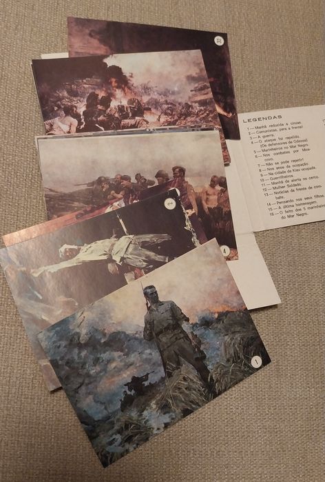 Colecção postais soviéticos - edição da União da Juventude Comunista