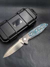 Skelton Bladeworks x Tuya Caladan V2 S90V Hand Rub Satin