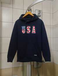 bluza hoodie USA L Sam's black classic sport retro drip premium vintag