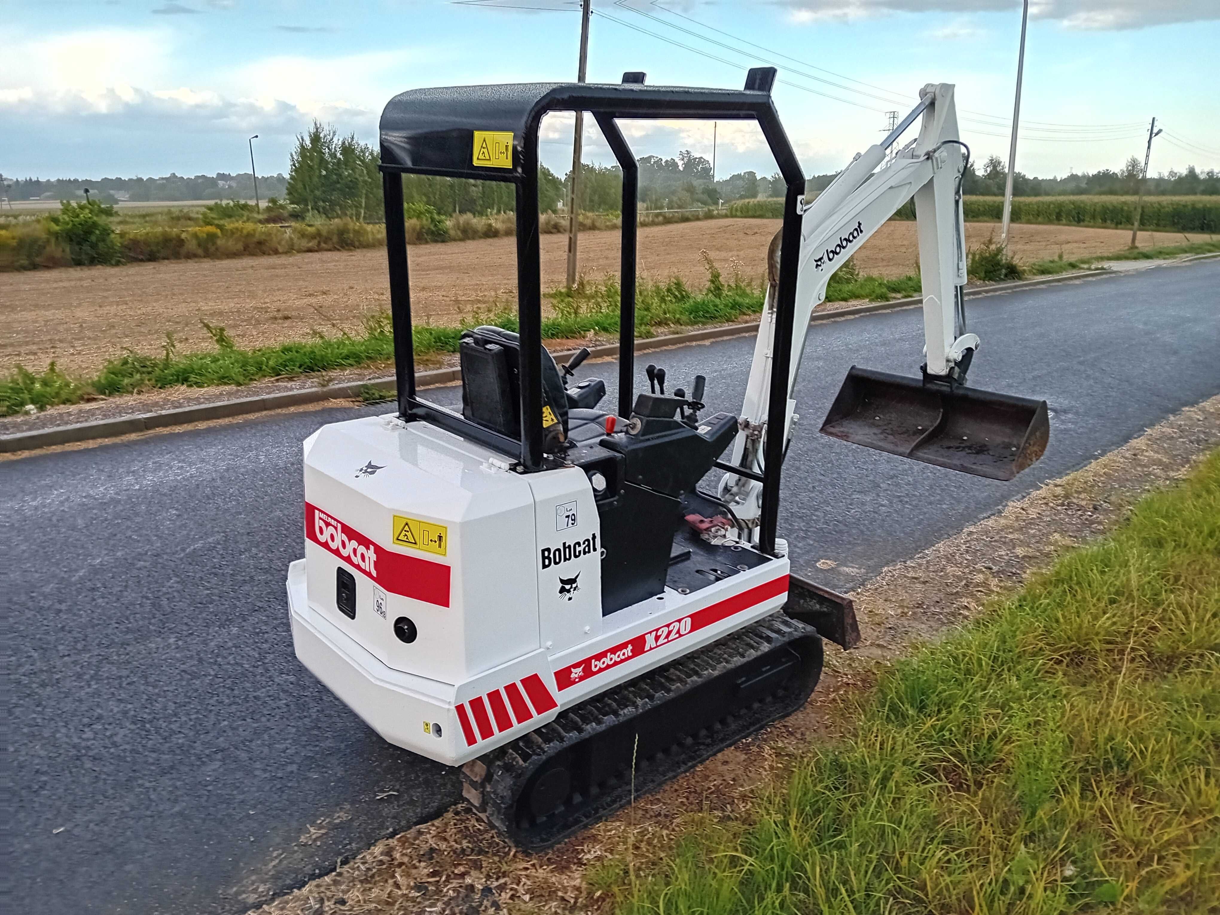 Minikoparka BOBCAT x220 koparka , okazja
