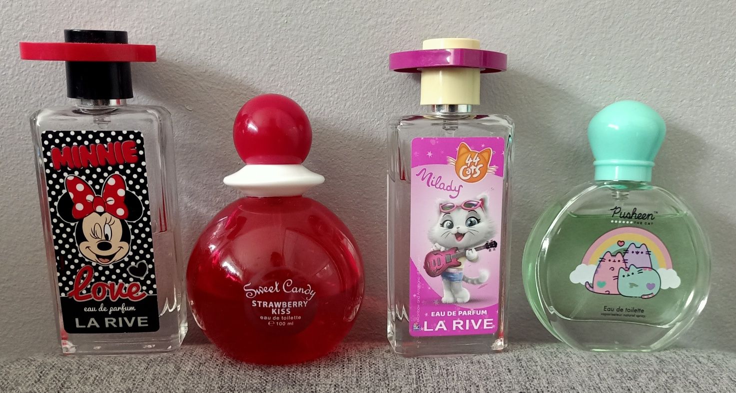 Zestaw perfum perfumy zapachy dla dziewczynki pusheen Mickey 44 koty