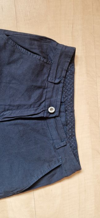 Granatowe szorty bermudy XS