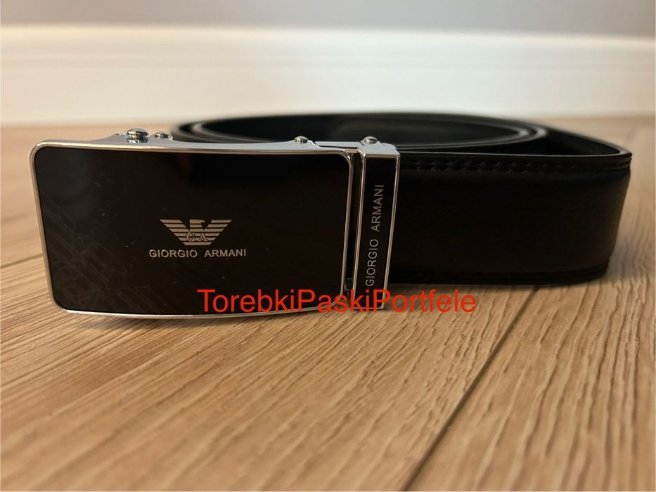 Nowy zestaw Armani , pasek + portfel.