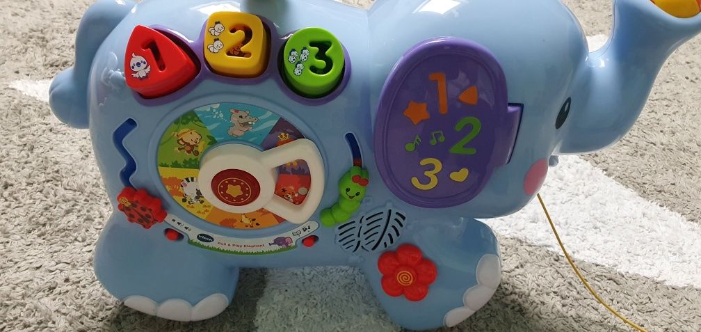 Vtech interaktywny słoń do ciągnięcia