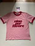 Różowy t-shirt She is Sunday (rozmiar M)