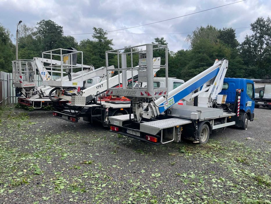 Zwyżka do 35m podnośnik koszowy nożycowy wynajem  z operatorem lub bez