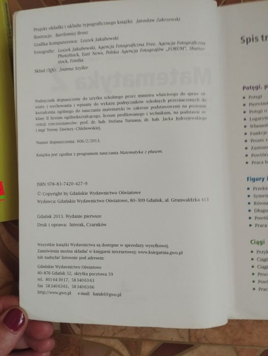 Matematyka 2 Podręcznik