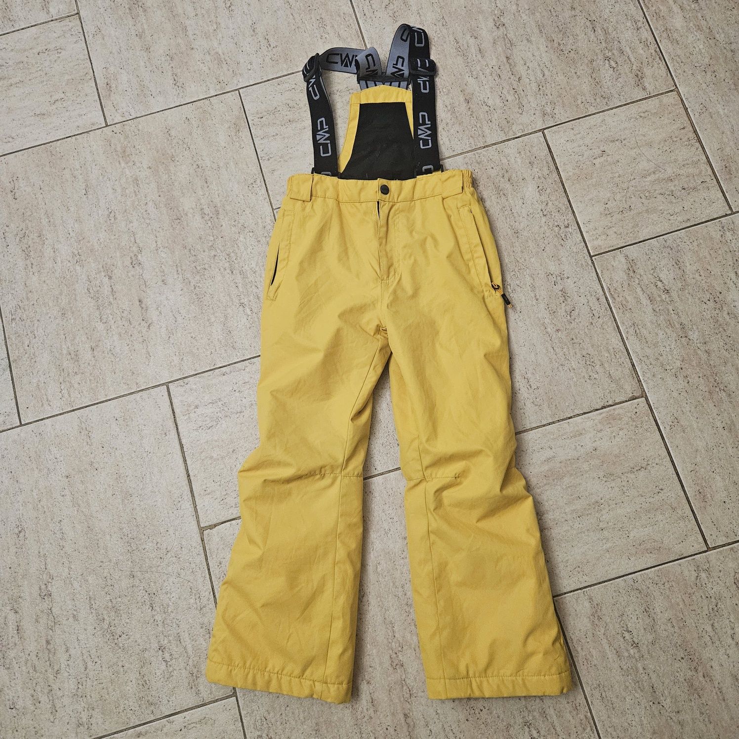 Spodnie narciarskie zimowe  CMP 128 żółte