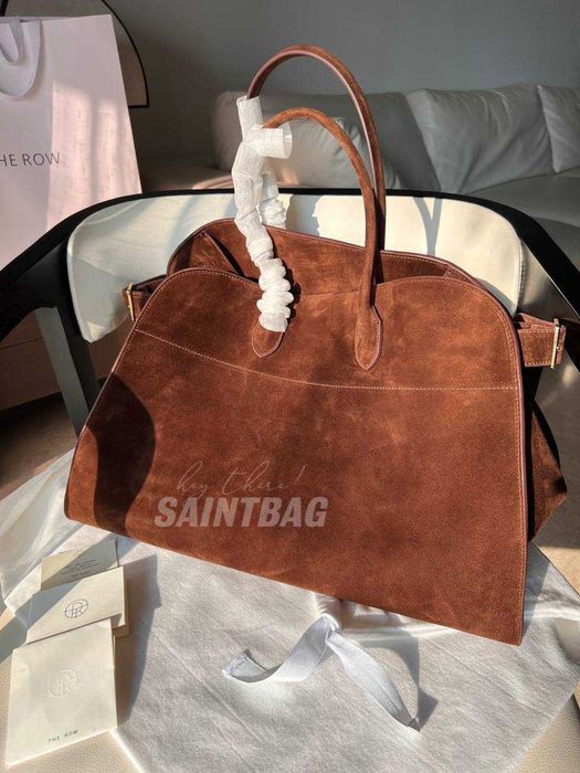 Под заказ сумка The Row Зе Роу замш коричневый цвет