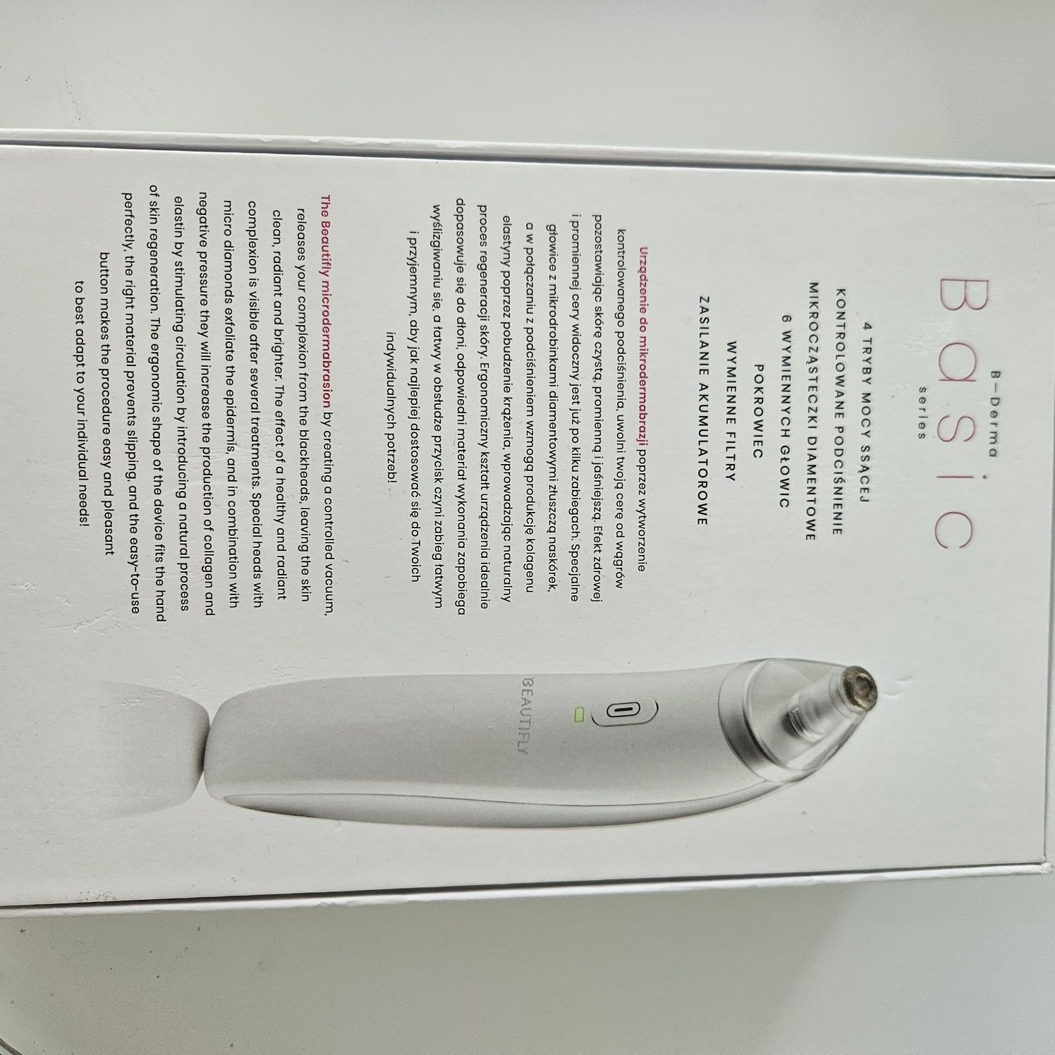 Zestaw do mikrodermabrazji Beautifly Basic