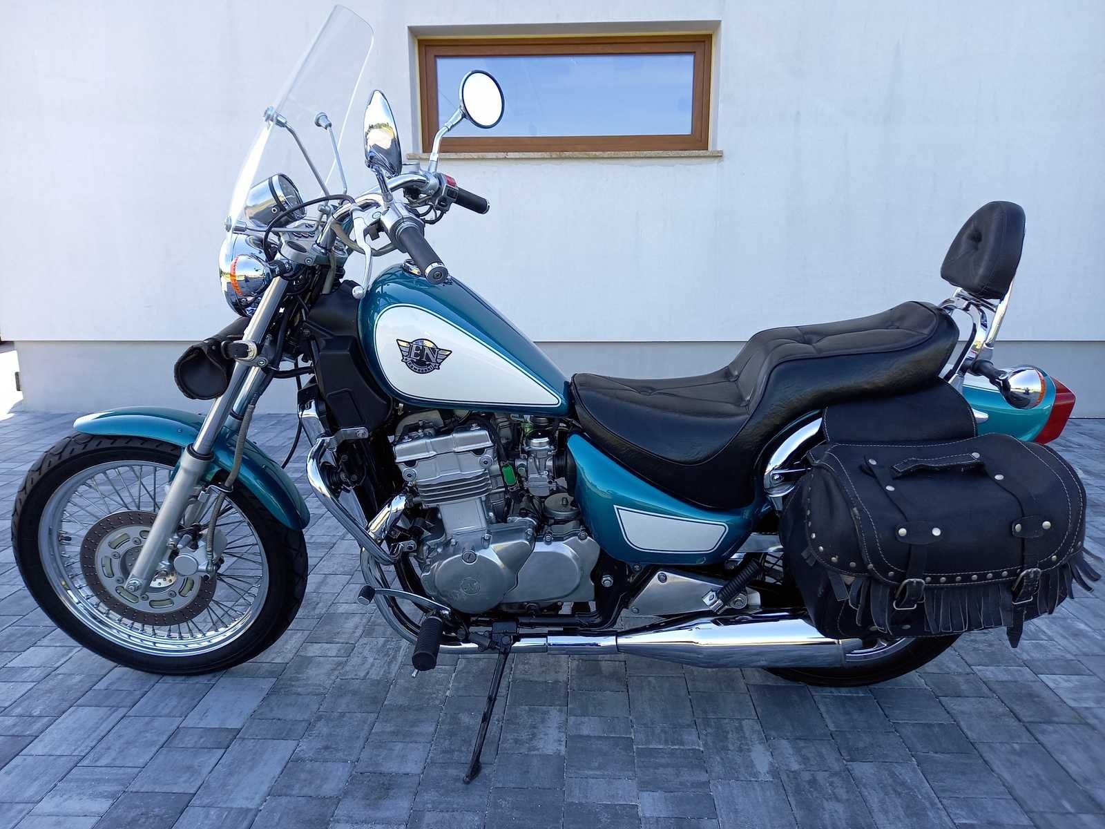 *kawasaki en500*vulcan*szyba*sakwy*piórnik*30 tyś przebieg*