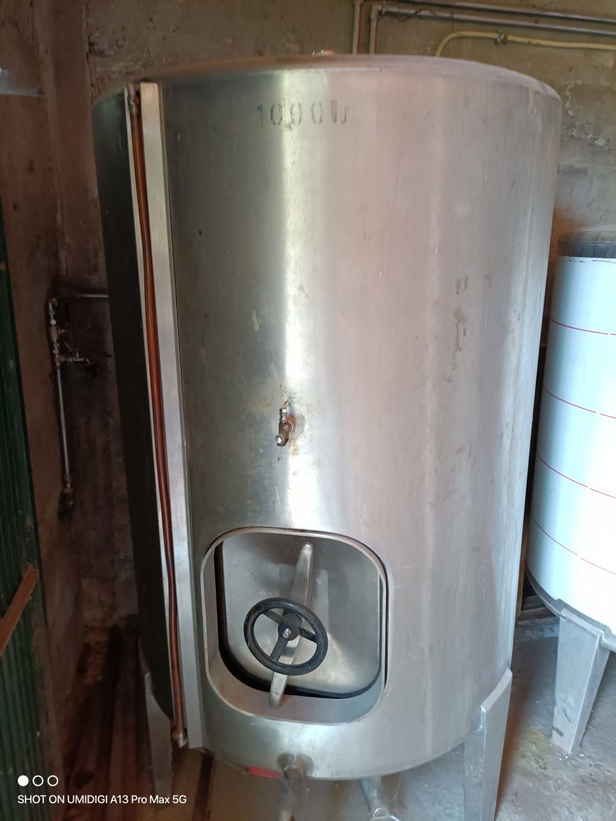 Cubas de inox 1000 e 550 lt