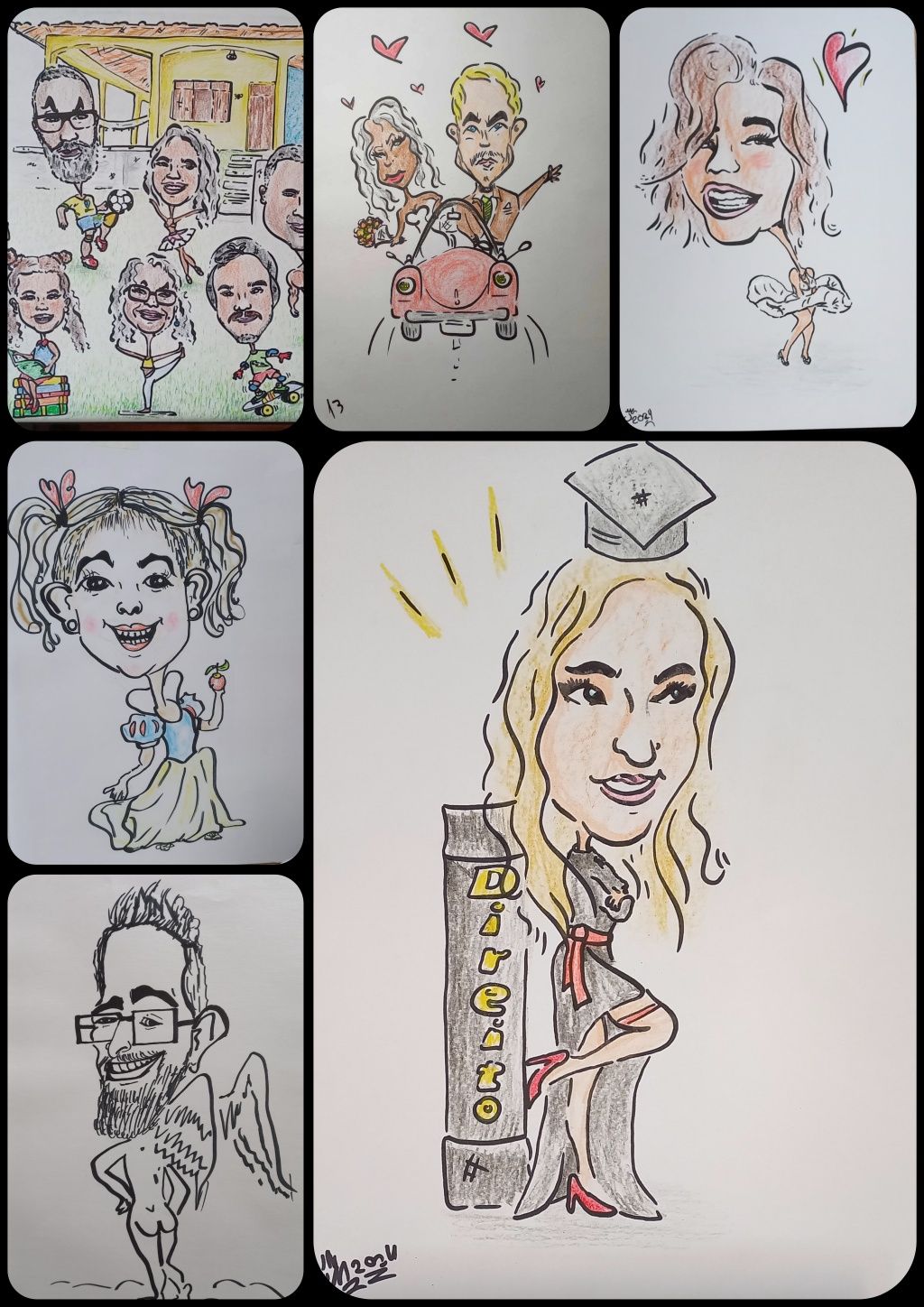 Cartoon personalizado por fotografia