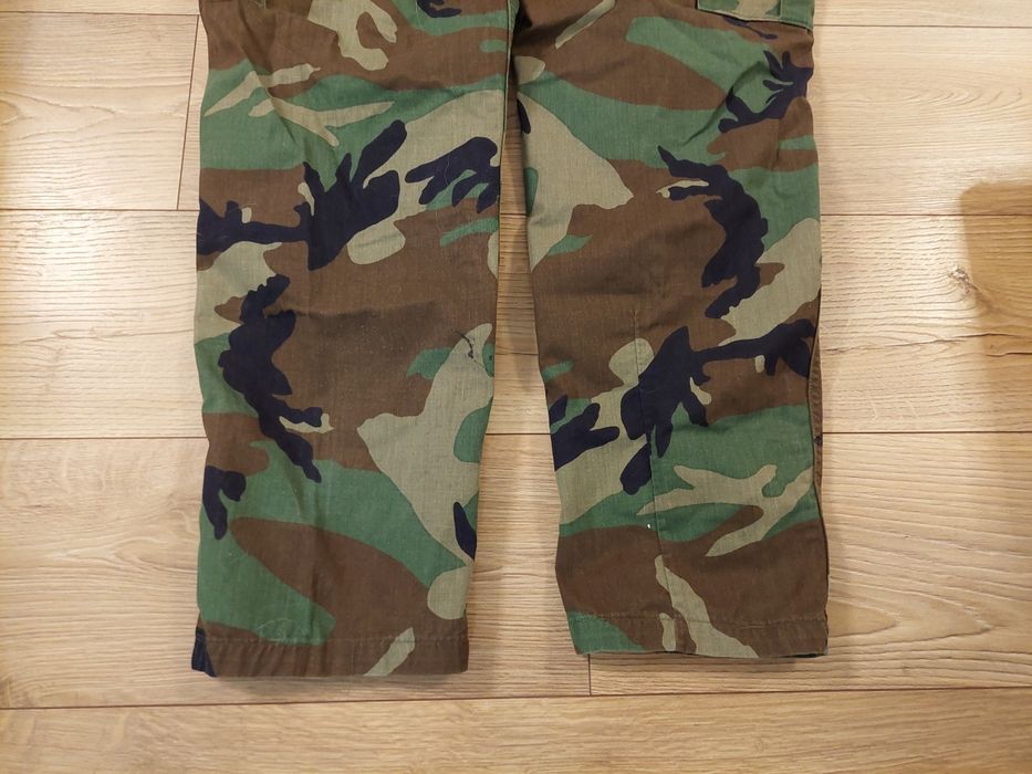 Spodnie BDU woodland US Army LR large regular twill kontraktowe