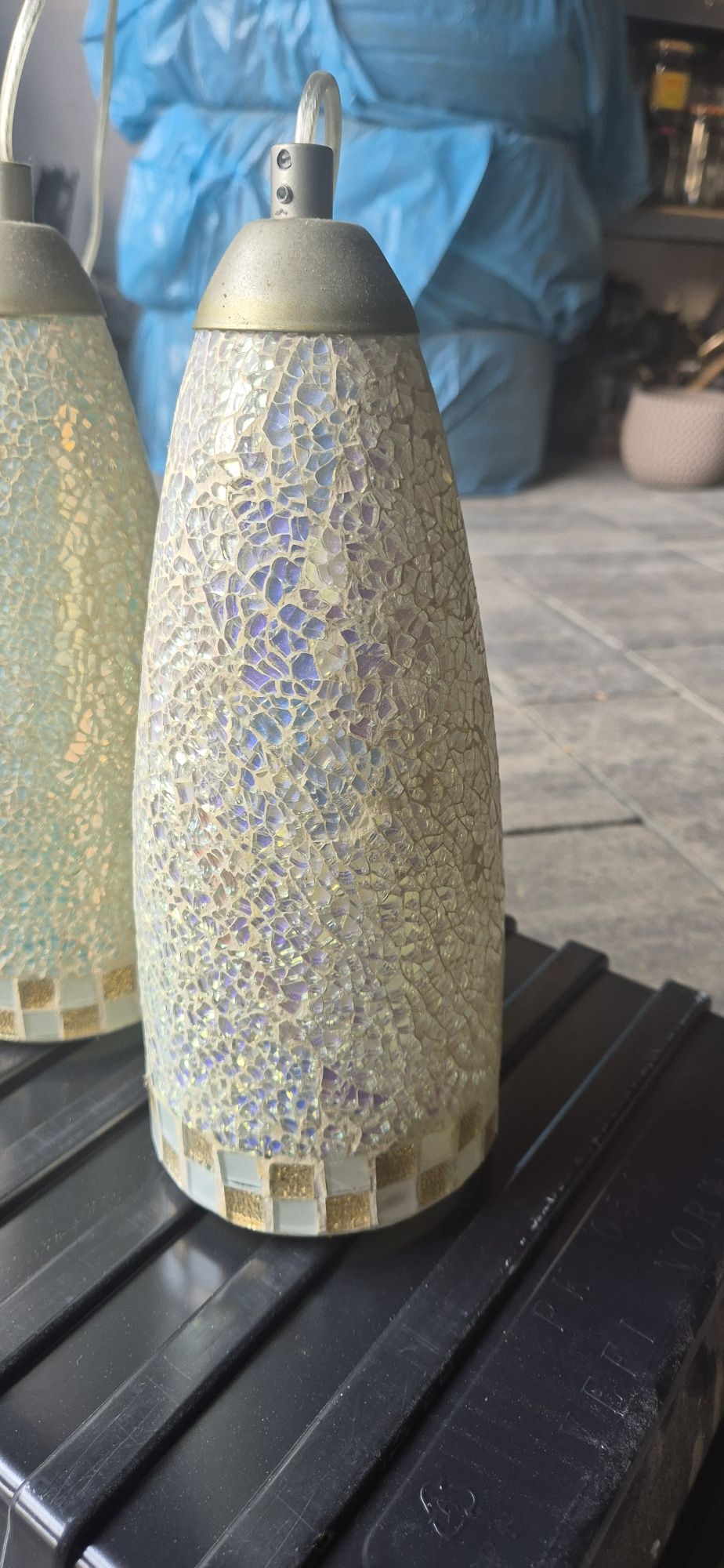 Lampa wisząca z kryształków