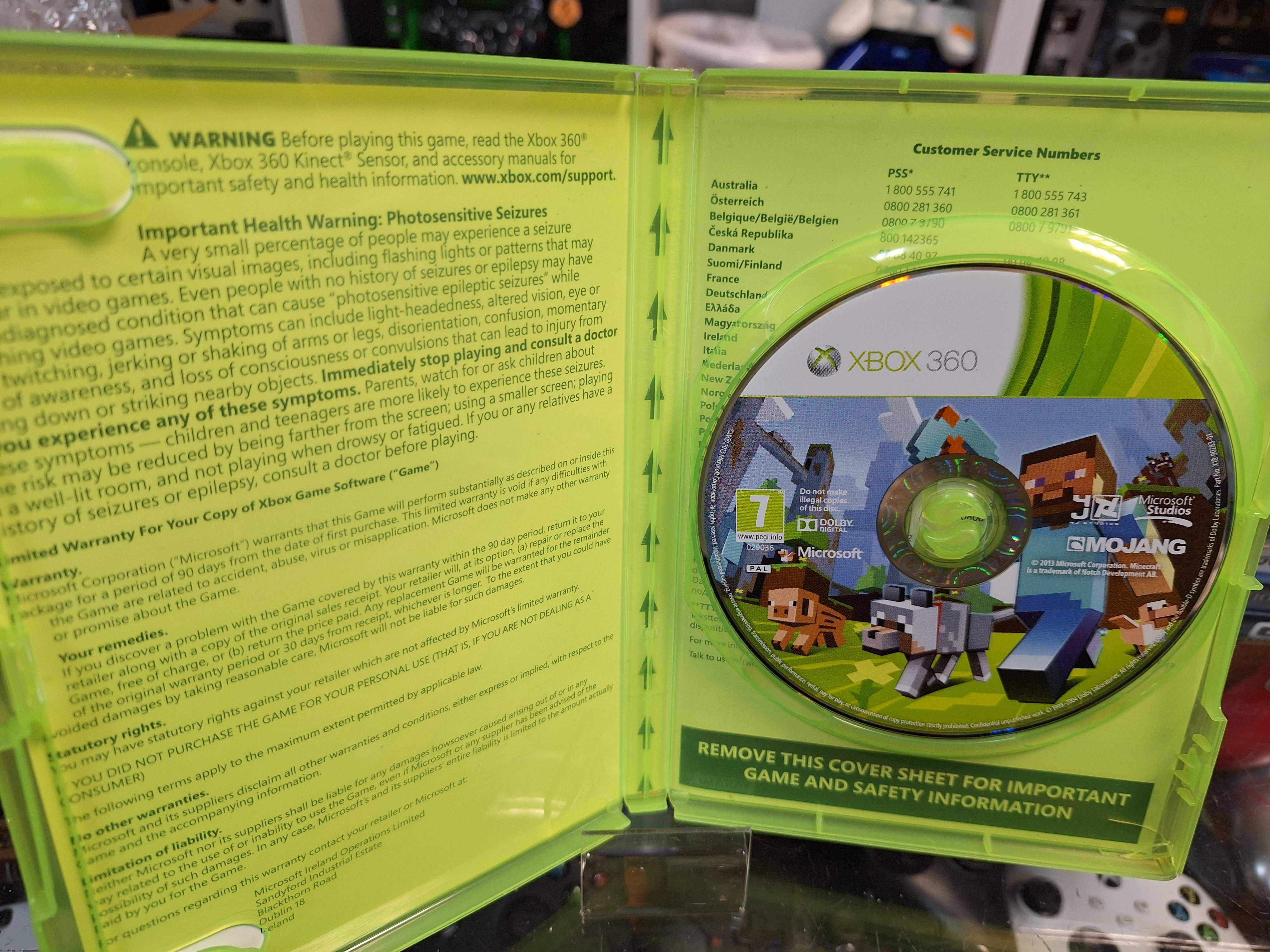 Minecraft XBOX 360, Sklep Wysyłka Wymiana