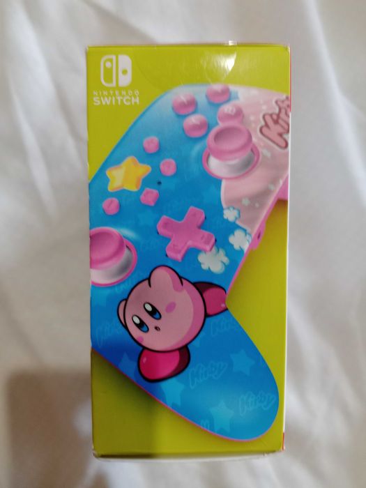 Comando com fios Switch/PC PowerA - Kirby (Novo)