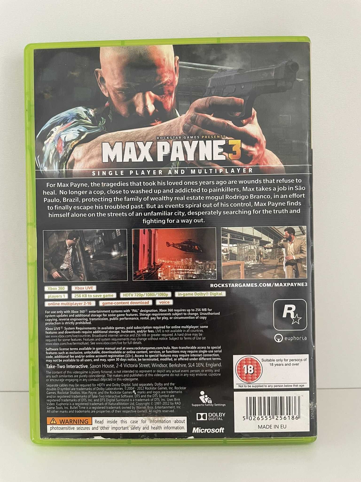 Max Payne 3 Xbox 360/Xbox One/Xbox Series