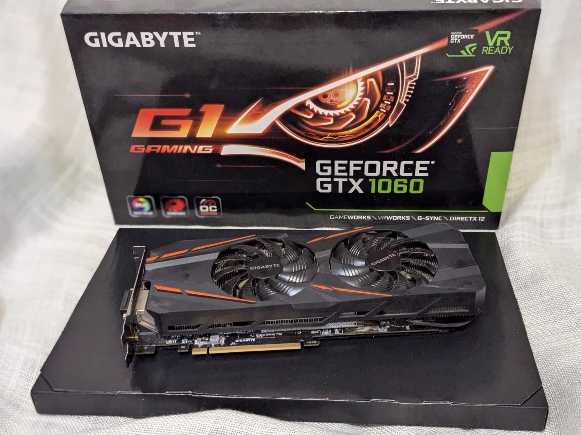 Відеокарта Gigabyte GTX 1060 6Gb Gaming G1