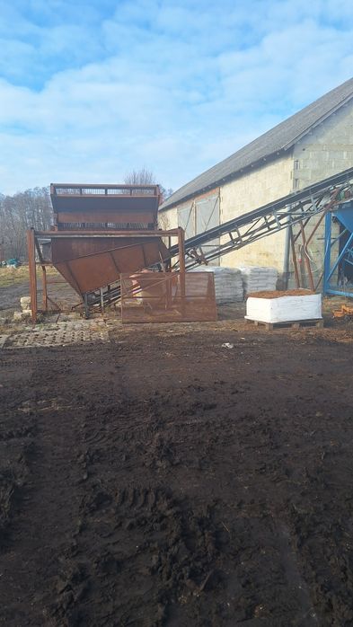 Przesiewacz krata wibracyjna przenośnik taśmowy