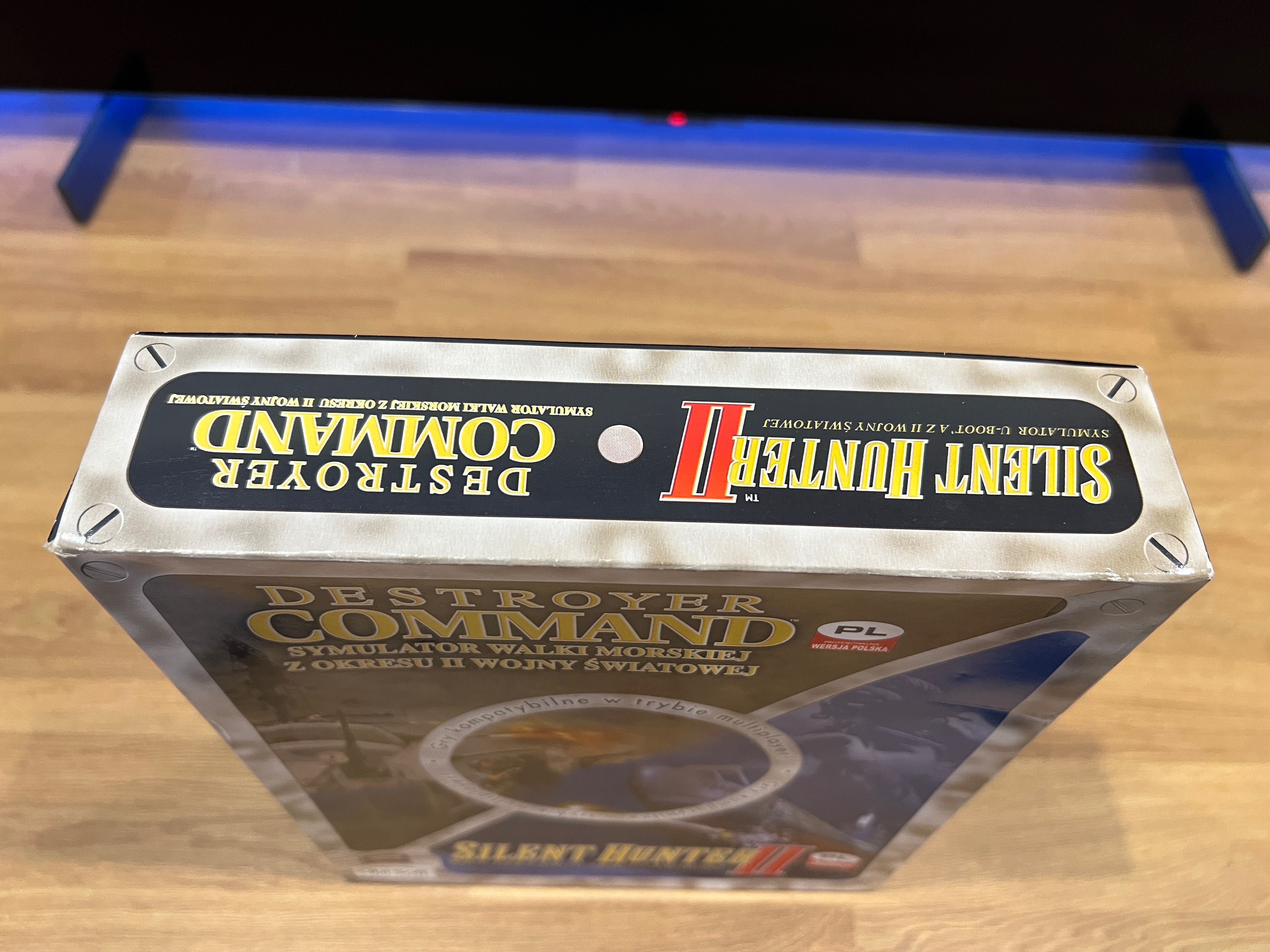 Destroyer Command / Silent Hunter II (PC PL 2002) BIG BOX komplet