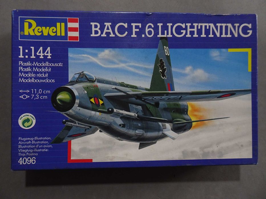 Kit Revell Bac F.6 Lightning 114 / 4096 (interior selado)