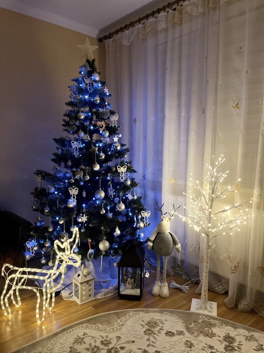 Ялинка штучна, пишна, засніжена, новорічна, святкова 2.2