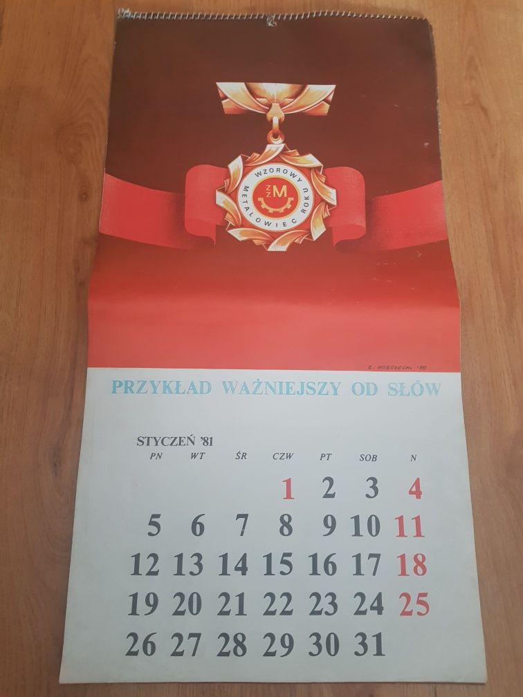 Zdzisław Horodecki Związek Zawodowy Metalowców 1981 ZZM Art. Plastyk