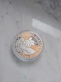 Srebrna moneta europa 2 sztuki
