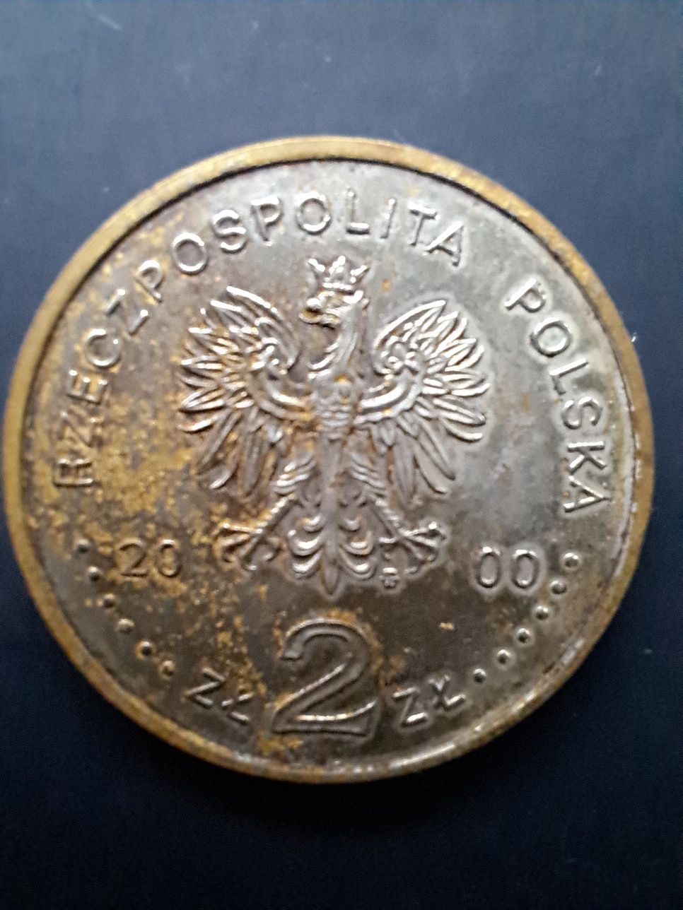 Moneta 2zł Jan II Kazimierz 2000r