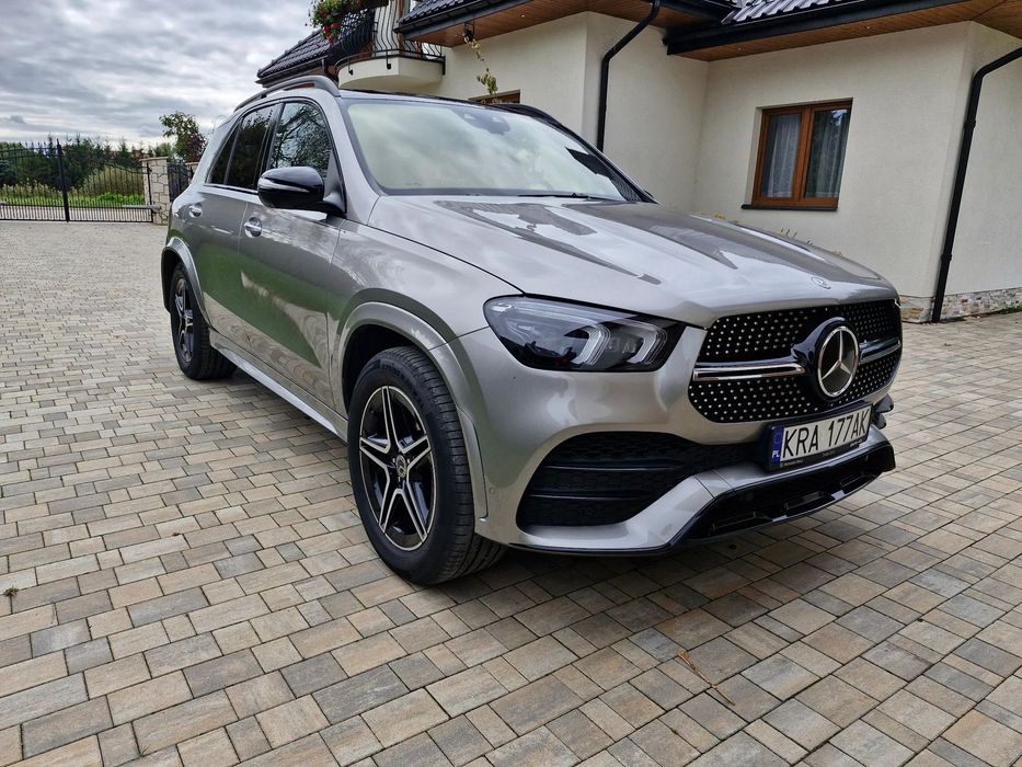 Mercedes-Benz GLE 7os. DIESEL pierwszy właściciel, panorama, hak AMG, AIRMATIC masaż