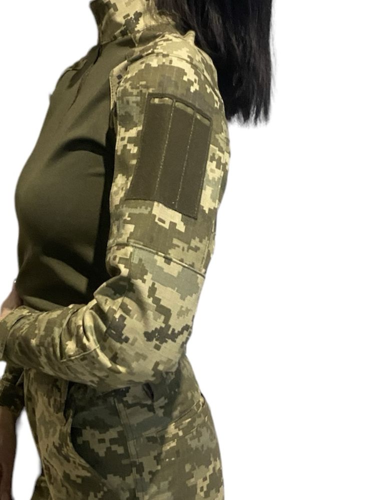 Жіноча бойова тактична сорочка Убакс Укрпіксель