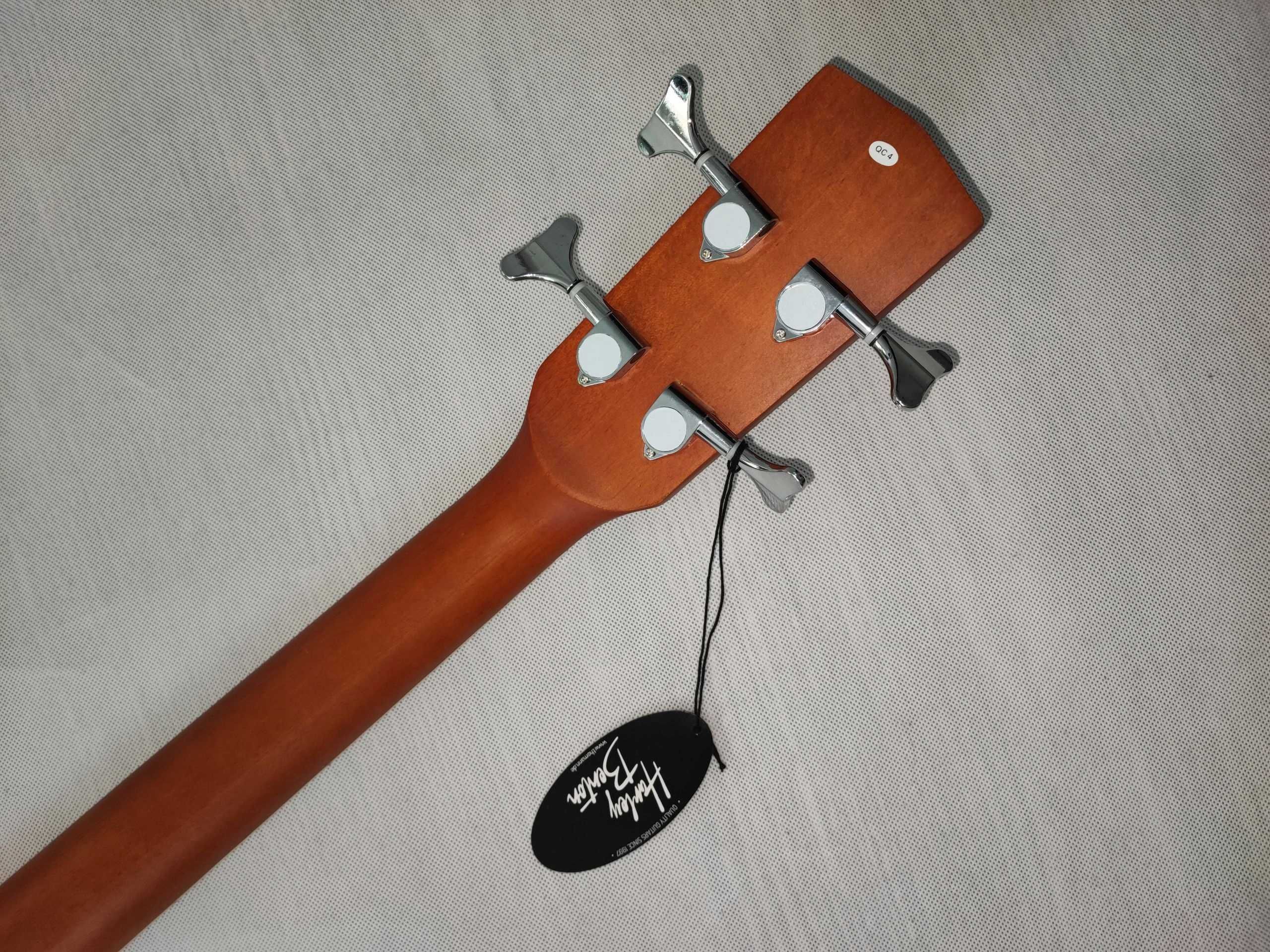 Harley Benton HBO-850 BK BAS gitara bas elektroakustyczny- ustawiony!