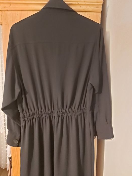 Macacão preto Zara com manga comprida