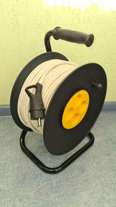 Подовжувач 50м на котушці. ПВС 2×2.5 мм.кв