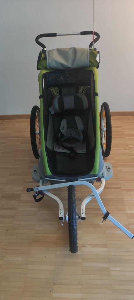 Sprzedam przyczepę do rowera plus Joggingu Thule