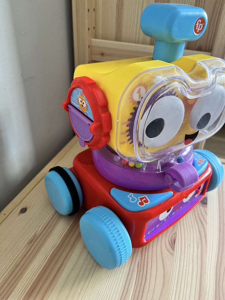 Fisher Price Linus Uczący Robot 4w1 Interaktywny Zbuduj Robota