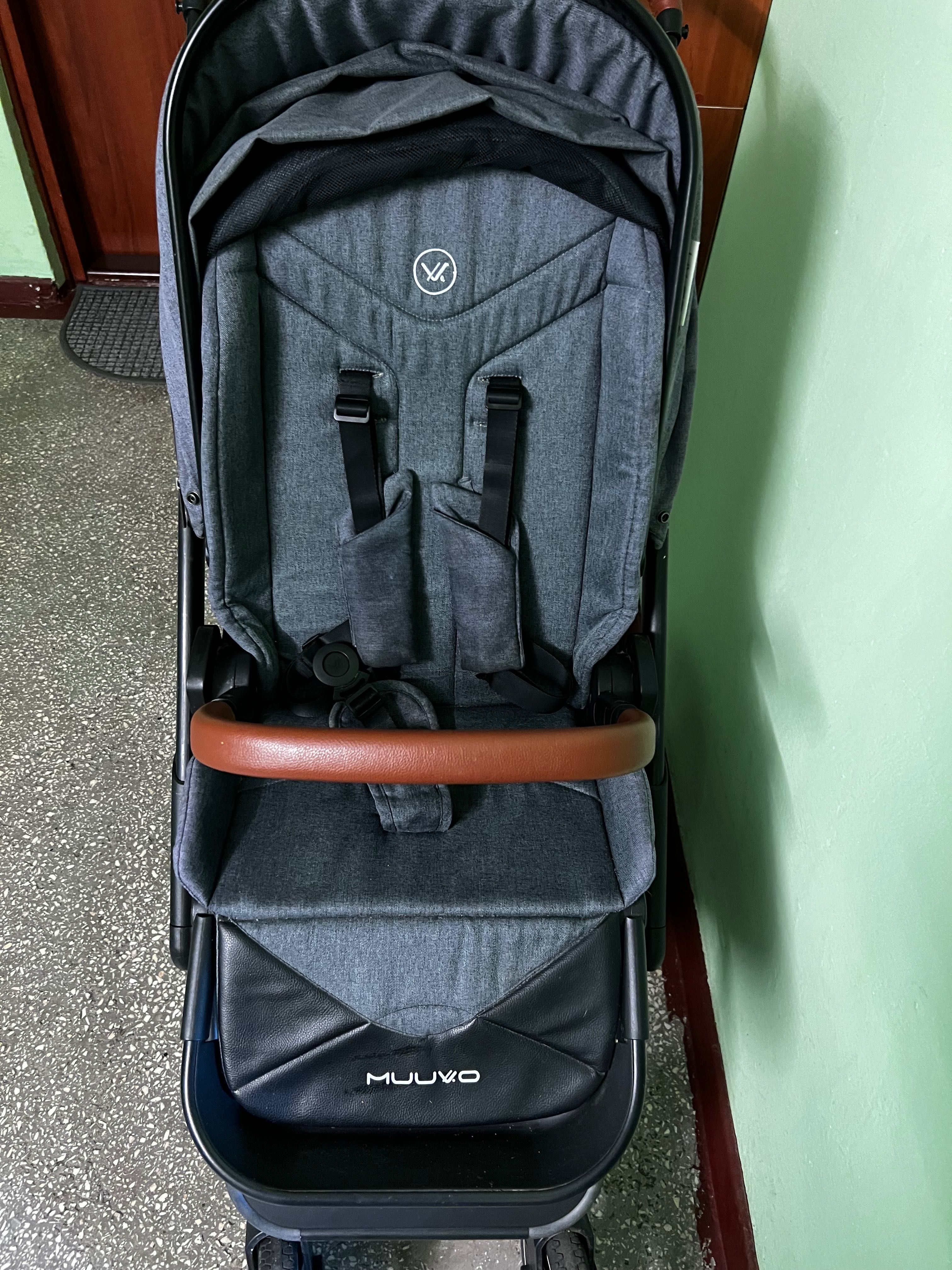 Wózek Muuvo Slick, 2in1 + wkładka Zaffiro