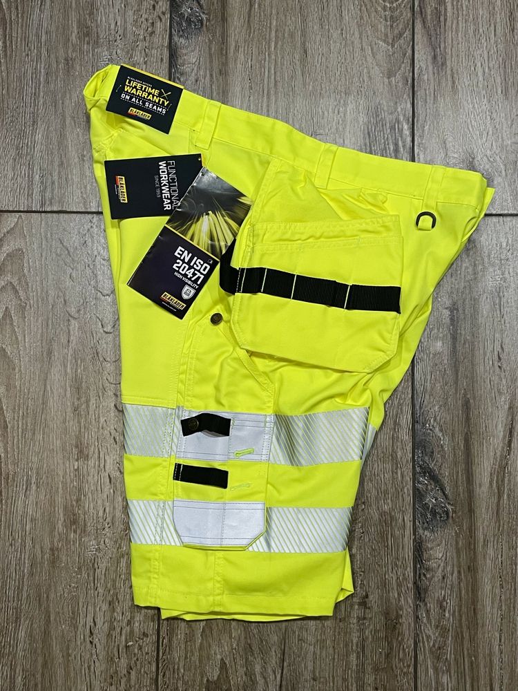 Odblaskowe Spodenki Robocze Blaklader 1586 Highvis EU C56